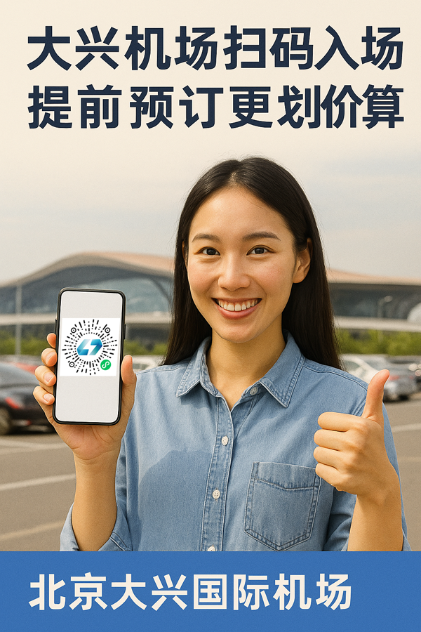 大興機(jī)場停車不用愁，手機(jī)下單直接停文鋒