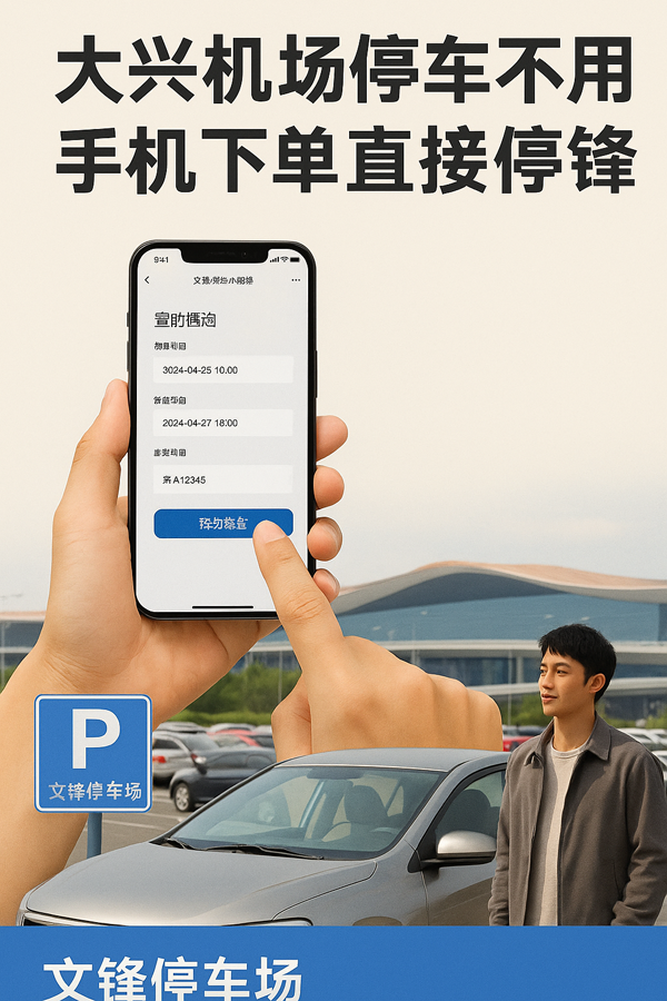 文鋒停車車主全程可視化，大興機(jī)場(chǎng)停車過(guò)程自己掌控